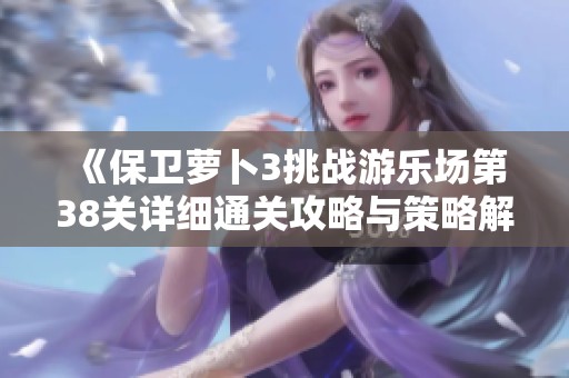 《保卫萝卜3挑战游乐场第38关详细通关攻略与策略解析》