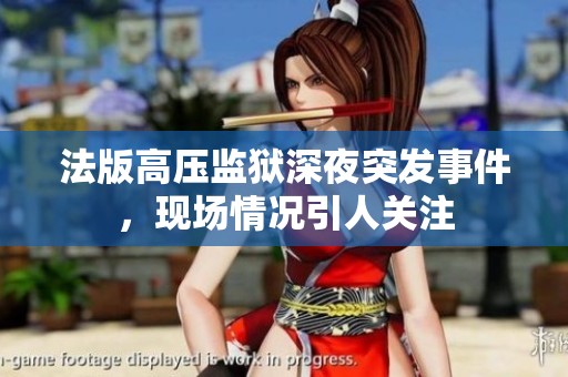 法版高压监狱深夜突发事件，现场情况引人关注
