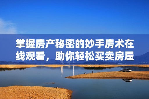 掌握房产秘密的妙手房术在线观看，助你轻松买卖房屋