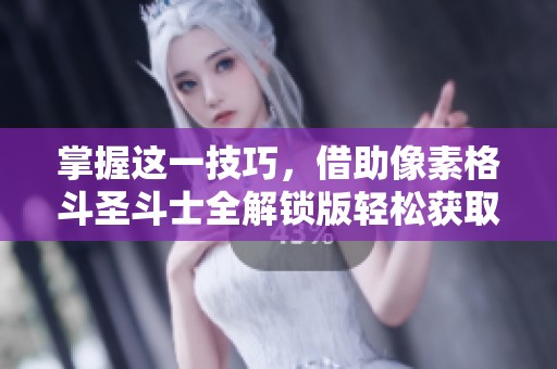 掌握这一技巧，借助像素格斗圣斗士全解锁版轻松获取强大能力与无限乐趣