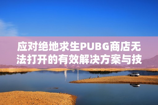 应对绝地求生PUBG商店无法打开的有效解决方案与技巧分享