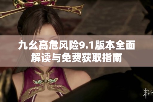 九幺高危风险9.1版本全面解读与免费获取指南