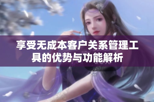 享受无成本客户关系管理工具的优势与功能解析