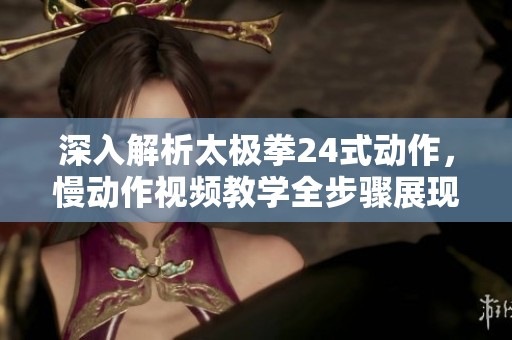 深入解析太极拳24式动作，慢动作视频教学全步骤展现