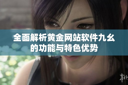 全面解析黄金网站软件九幺的功能与特色优势