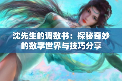沈先生的调数书：探秘奇妙的数字世界与技巧分享