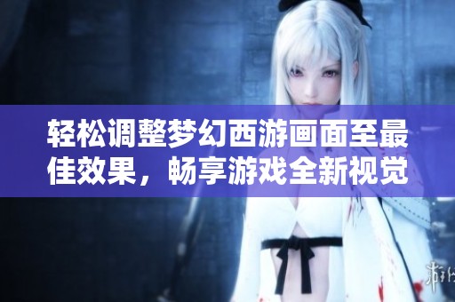 轻松调整梦幻西游画面至最佳效果，畅享游戏全新视觉体验的方法详解