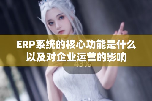ERP系统的核心功能是什么以及对企业运营的影响
