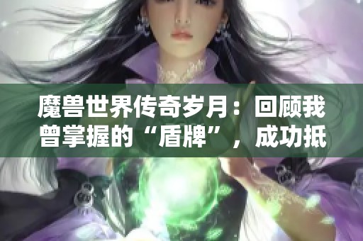 魔兽世界传奇岁月：回顾我曾掌握的“盾牌”，成功抵挡十万点伤害的荣耀时刻