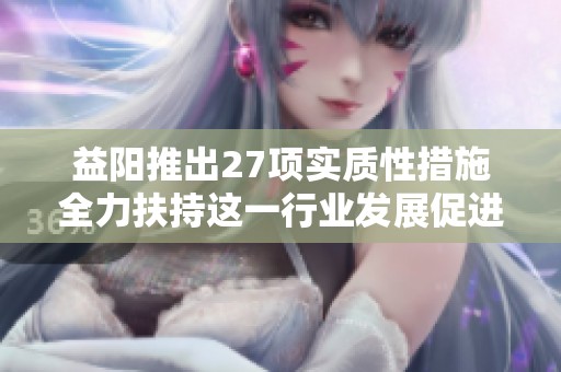 益阳推出27项实质性措施全力扶持这一行业发展促进经济增长和就业创业机会