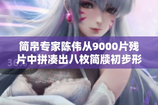 简帛专家陈伟从9000片残片中拼凑出八枚简牍初步形成半支简的研究成果