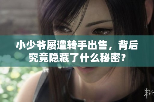 小少爷屡遭转手出售，背后究竟隐藏了什么秘密？