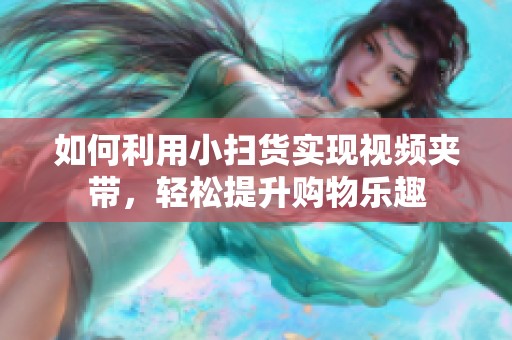 如何利用小扫货实现视频夹带，轻松提升购物乐趣