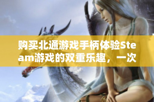 购买北通游戏手柄体验Steam游戏的双重乐趣，一次投资尽享激情与快感