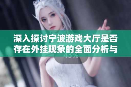 深入探讨宁波游戏大厅是否存在外挂现象的全面分析与辅助使用指导
