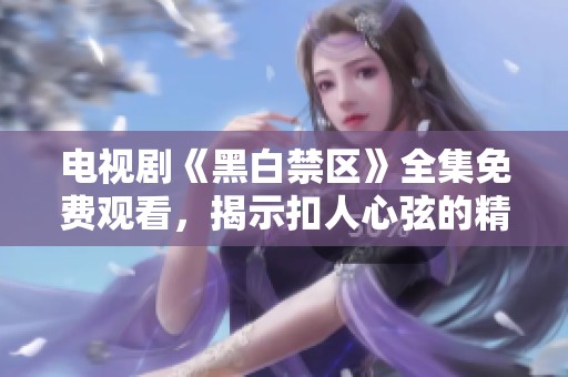 电视剧《黑白禁区》全集免费观看，揭示扣人心弦的精彩结局