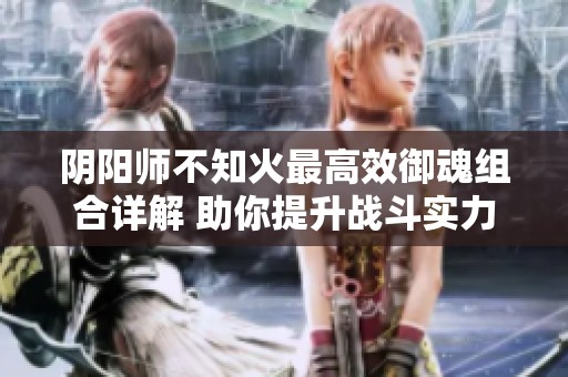 阴阳师不知火最高效御魂组合详解 助你提升战斗实力的强力选择