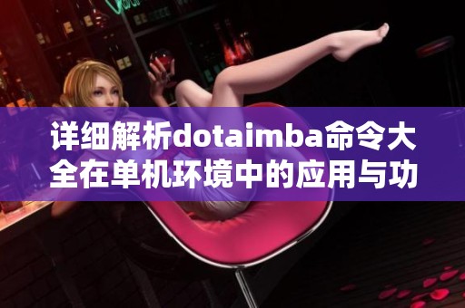 详细解析dotaimba命令大全在单机环境中的应用与功能介绍
