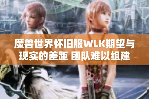 魔兽世界怀旧服WLK期望与现实的差距 团队难以组建与奖励分配问题分析
