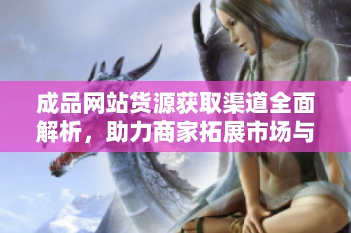 成品网站货源获取渠道全面解析，助力商家拓展市场与提高销量