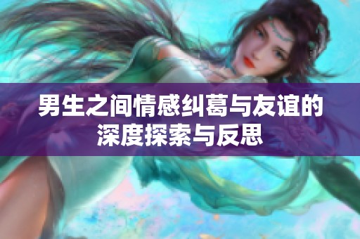 男生之间情感纠葛与友谊的深度探索与反思