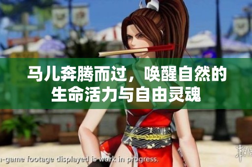 马儿奔腾而过，唤醒自然的生命活力与自由灵魂