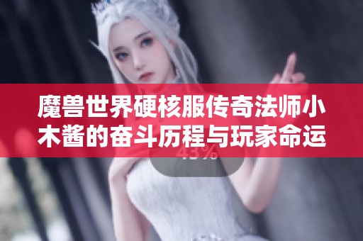 魔兽世界硬核服传奇法师小木酱的奋斗历程与玩家命运的颠覆故事
