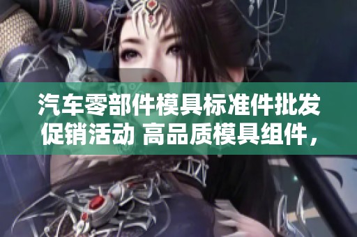 汽车零部件模具标准件批发促销活动 高品质模具组件，助力汽车制造行业发展
