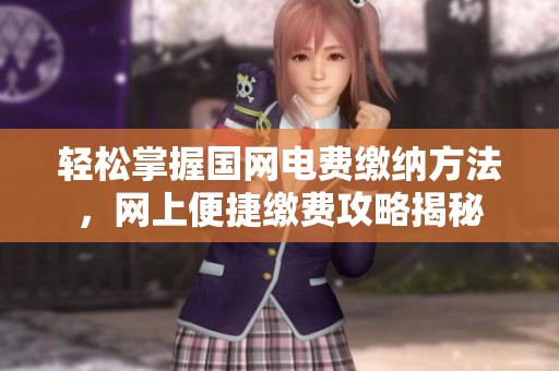 轻松掌握国网电费缴纳方法，网上便捷缴费攻略揭秘