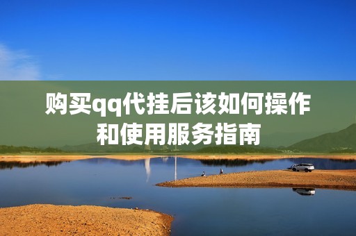 购买qq代挂后该如何操作和使用服务指南