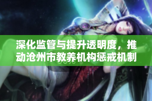 深化监管与提升透明度，推动沧州市教养机构惩戒机制改革