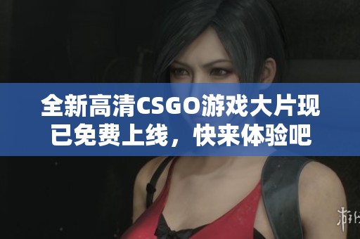 全新高清CSGO游戏大片现已免费上线，快来体验吧