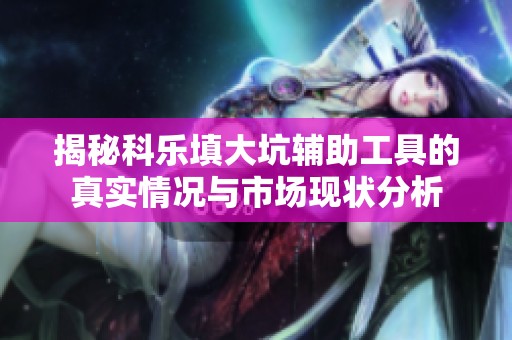 揭秘科乐填大坑辅助工具的真实情况与市场现状分析