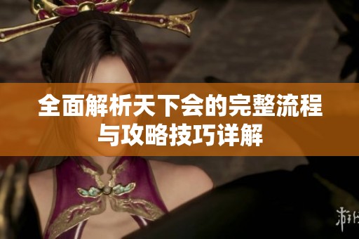 全面解析天下会的完整流程与攻略技巧详解