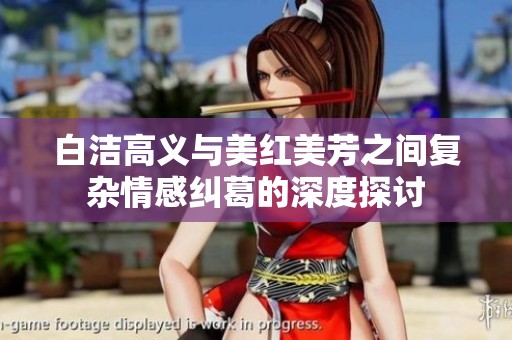 白洁高义与美红美芳之间复杂情感纠葛的深度探讨