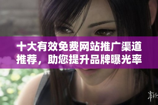 十大有效免费网站推广渠道推荐，助您提升品牌曝光率