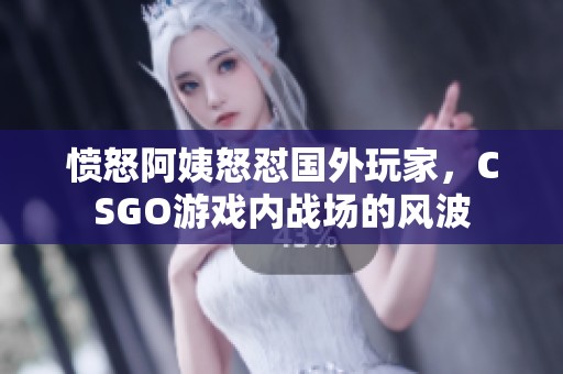 愤怒阿姨怒怼国外玩家，CSGO游戏内战场的风波