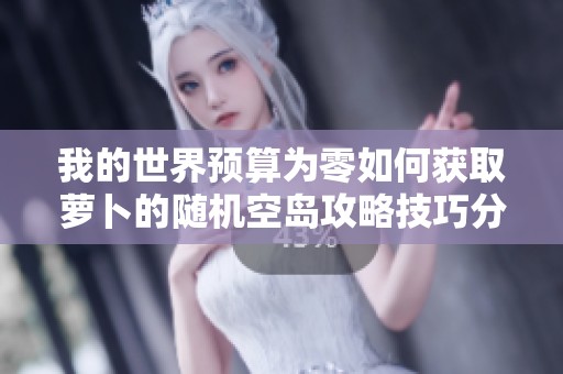 我的世界预算为零如何获取萝卜的随机空岛攻略技巧分享
