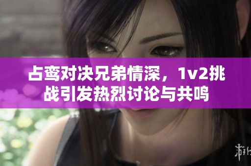 占鸾对决兄弟情深，1v2挑战引发热烈讨论与共鸣