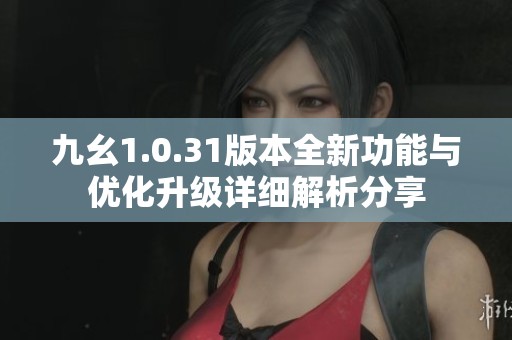 九幺1.0.31版本全新功能与优化升级详细解析分享
