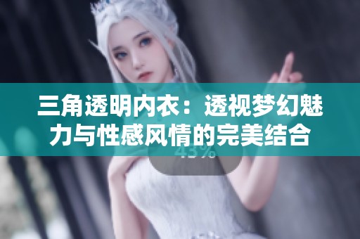 三角透明内衣：透视梦幻魅力与性感风情的完美结合