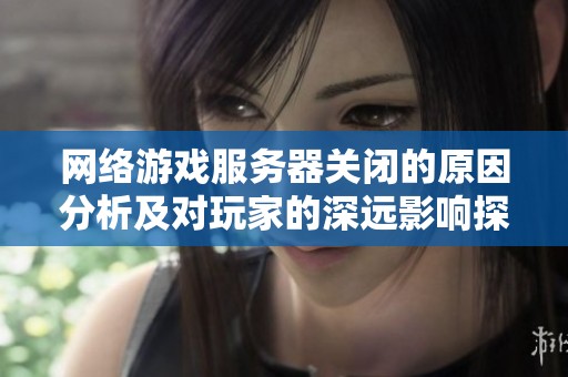 网络游戏服务器关闭的原因分析及对玩家的深远影响探讨