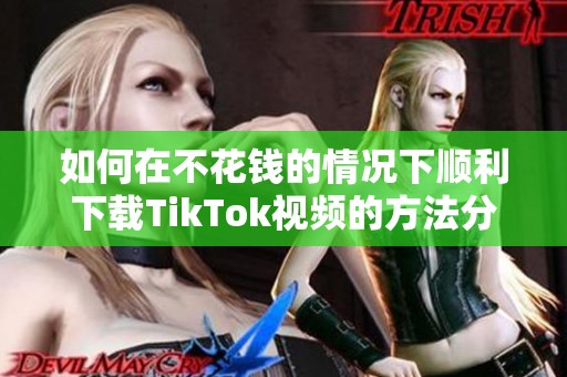如何在不花钱的情况下顺利下载TikTok视频的方法分享