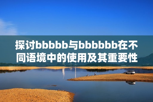 探讨bbbbb与bbbbbb在不同语境中的使用及其重要性