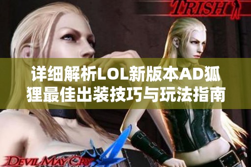 详细解析LOL新版本AD狐狸最佳出装技巧与玩法指南