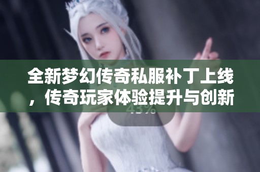 全新梦幻传奇私服补丁上线，传奇玩家体验提升与创新玩法探索