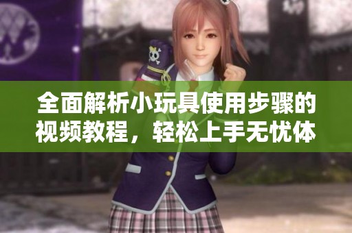 全面解析小玩具使用步骤的视频教程，轻松上手无忧体验