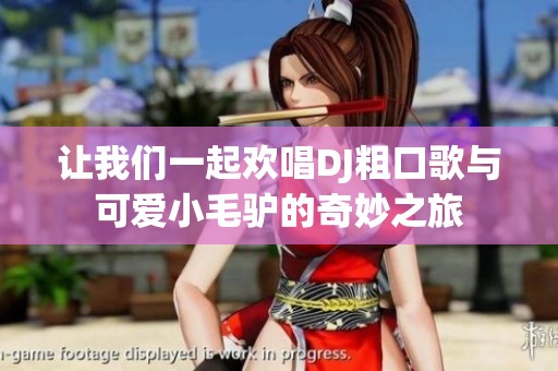 让我们一起欢唱DJ粗口歌与可爱小毛驴的奇妙之旅