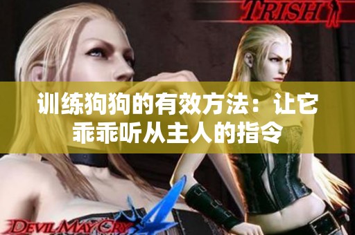 训练狗狗的有效方法：让它乖乖听从主人的指令