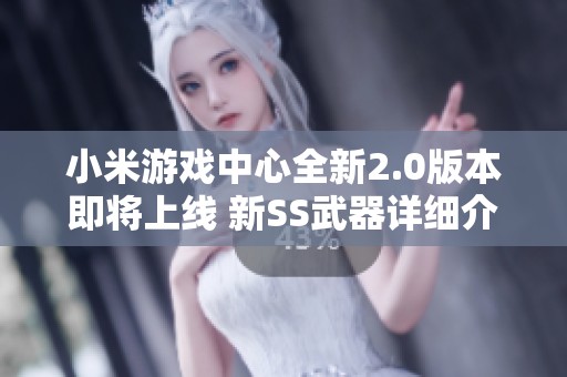 小米游戏中心全新2.0版本即将上线 新SS武器详细介绍平台解析